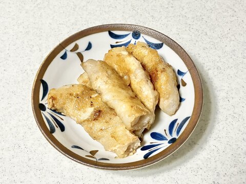 簡単☆蓮根の豚肉巻き黒酢炒め